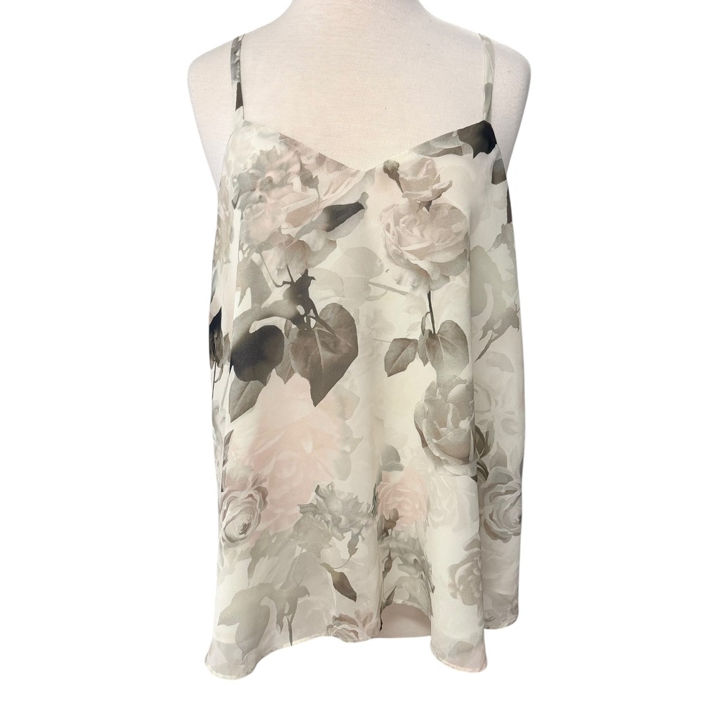 Torrid Sophie Floral Chiffon Cami Boho Chic Soft‎ Girl Cottagecore Sheer Tank L